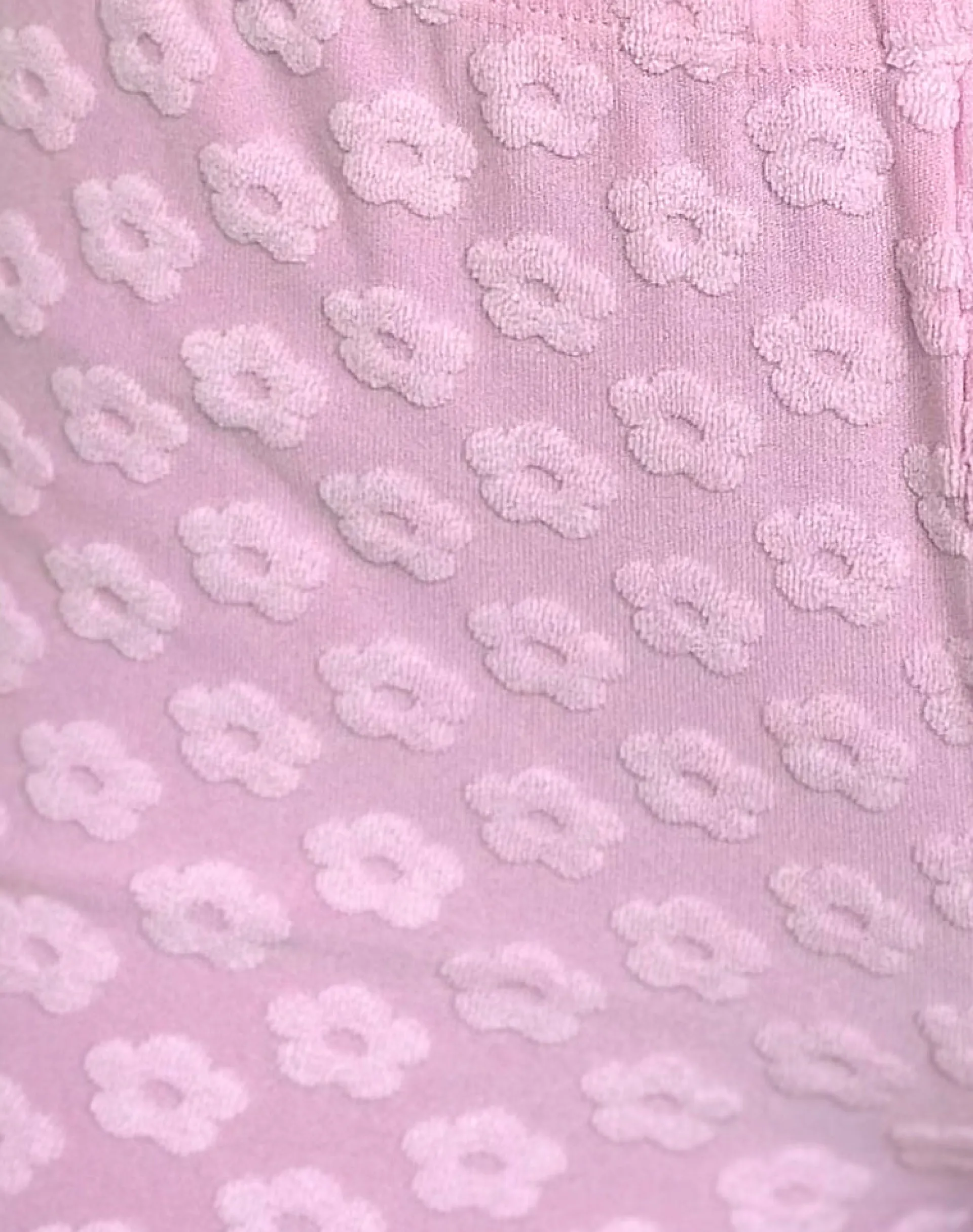 Motel Rocks Micro Shorts-Eunia Micro Shorts in Mini Floral Terry Pink MiniFloralTerryPink