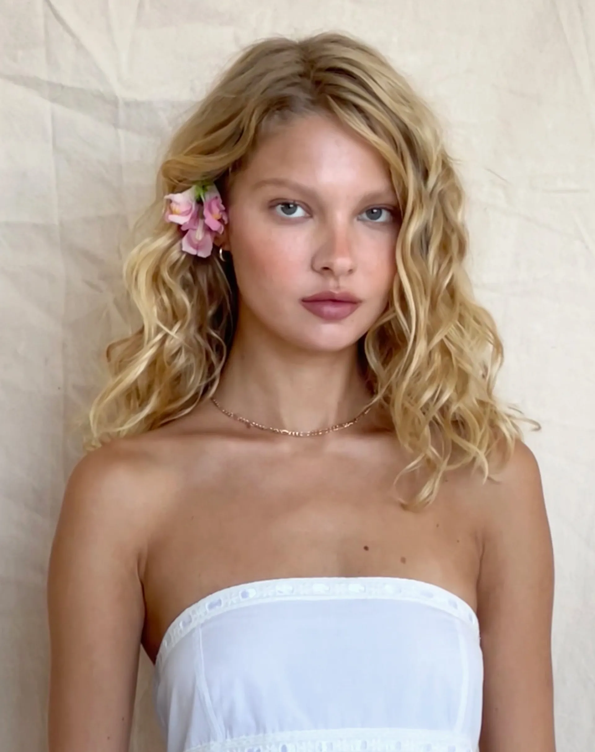 Motel Rocks Bandeau Dresses | Mini Dresses-Faelyn Bandeau Mini Dress in Poplin White