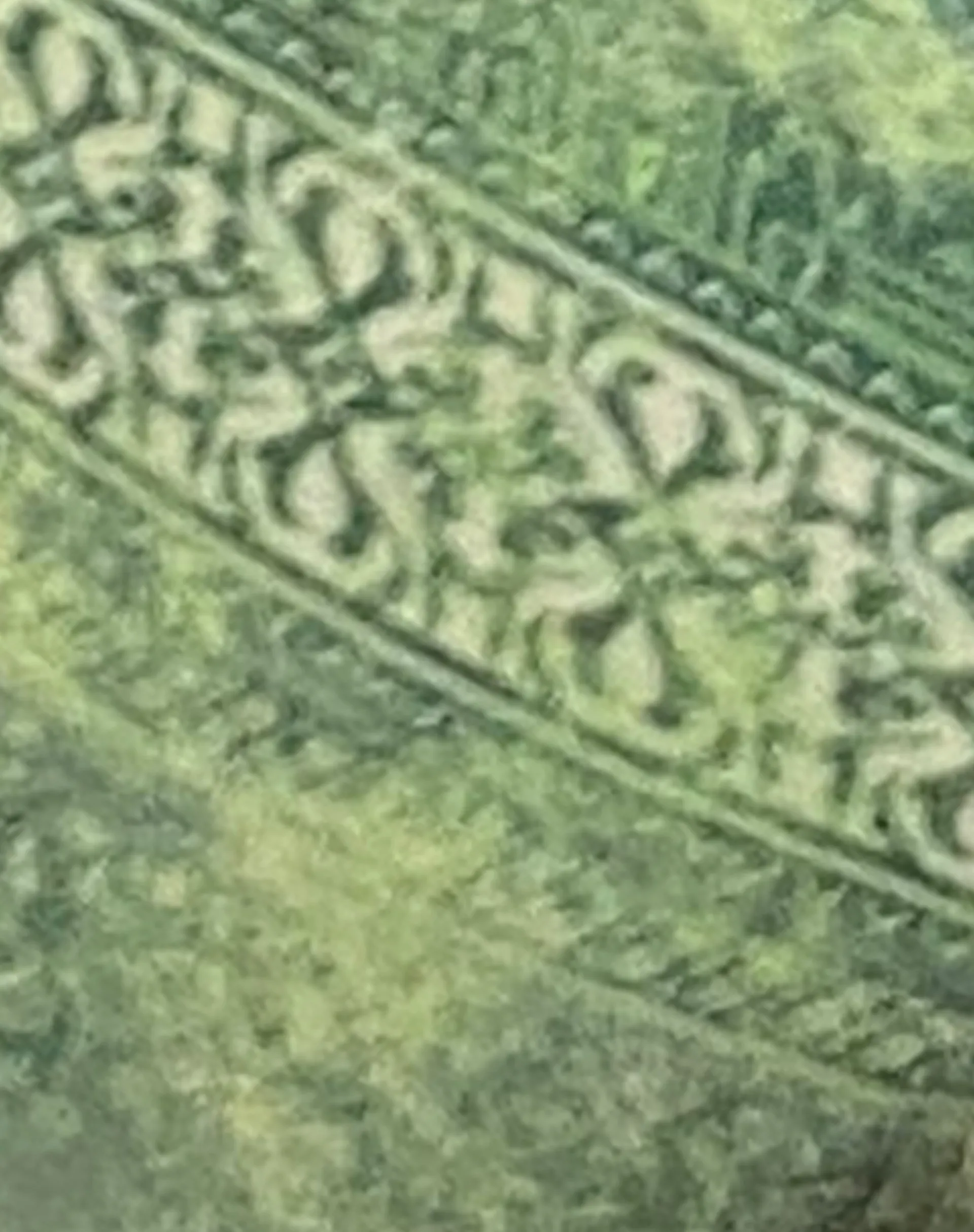 Motel Rocks Swimwear-Farida Bikini Bottom in Abstract Paisley Green GreenAbstractPaisley