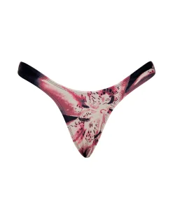 Motel Rocks Swimwear-Farida Bikini Bottom in Lily Bloom lilybloom