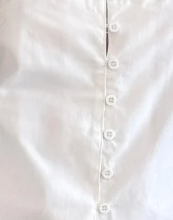 Motel Rocks Strappy Tops | Going Out Tops-Fawn Top in Poplin White PoplinWhite