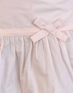 Motel Rocks Tailoring | A Line Skirts-Fita Frill Bow Mini Skirt in Poplin Light Pink