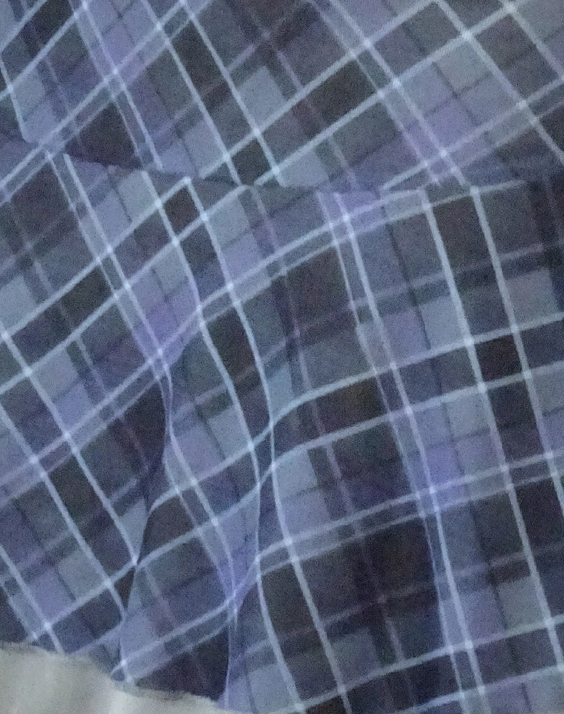 Motel Rocks Printed Skirts-Friska Mini Skirt in Blue Grey Check Mesh BlueGreyCheckMesh