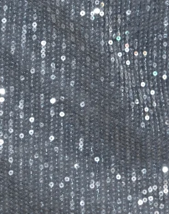 Motel Rocks Mini Skirts-Garida Mini Skirt in Knit Sequin Charcoal KnitSequinCharcoal