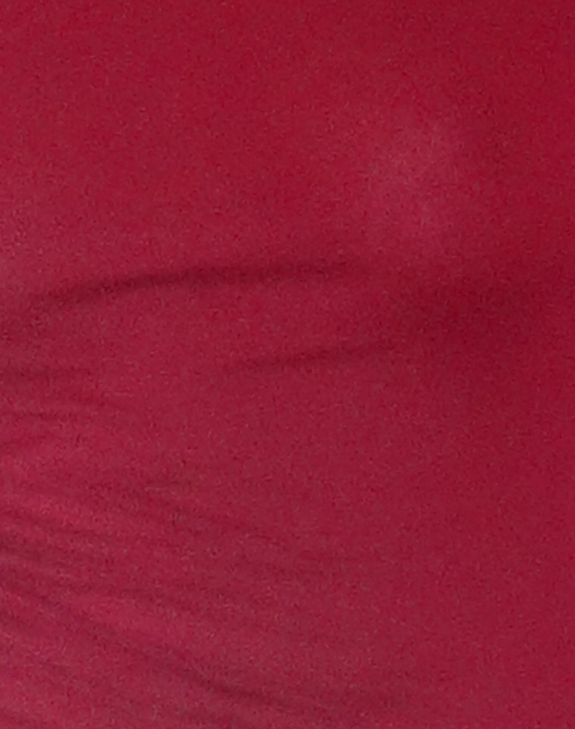 Motel Rocks Basics | Basic Tops-Gavya Long Sleeve Tissue Jersey Bardot Crop Top In Adrenaline Red adrenalinered