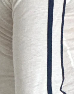 Motel Rocks Basics | Basic Tops-Gavya Long Sleeve Top in Off White with Navy Stripe OffWhitewithNavyStripe