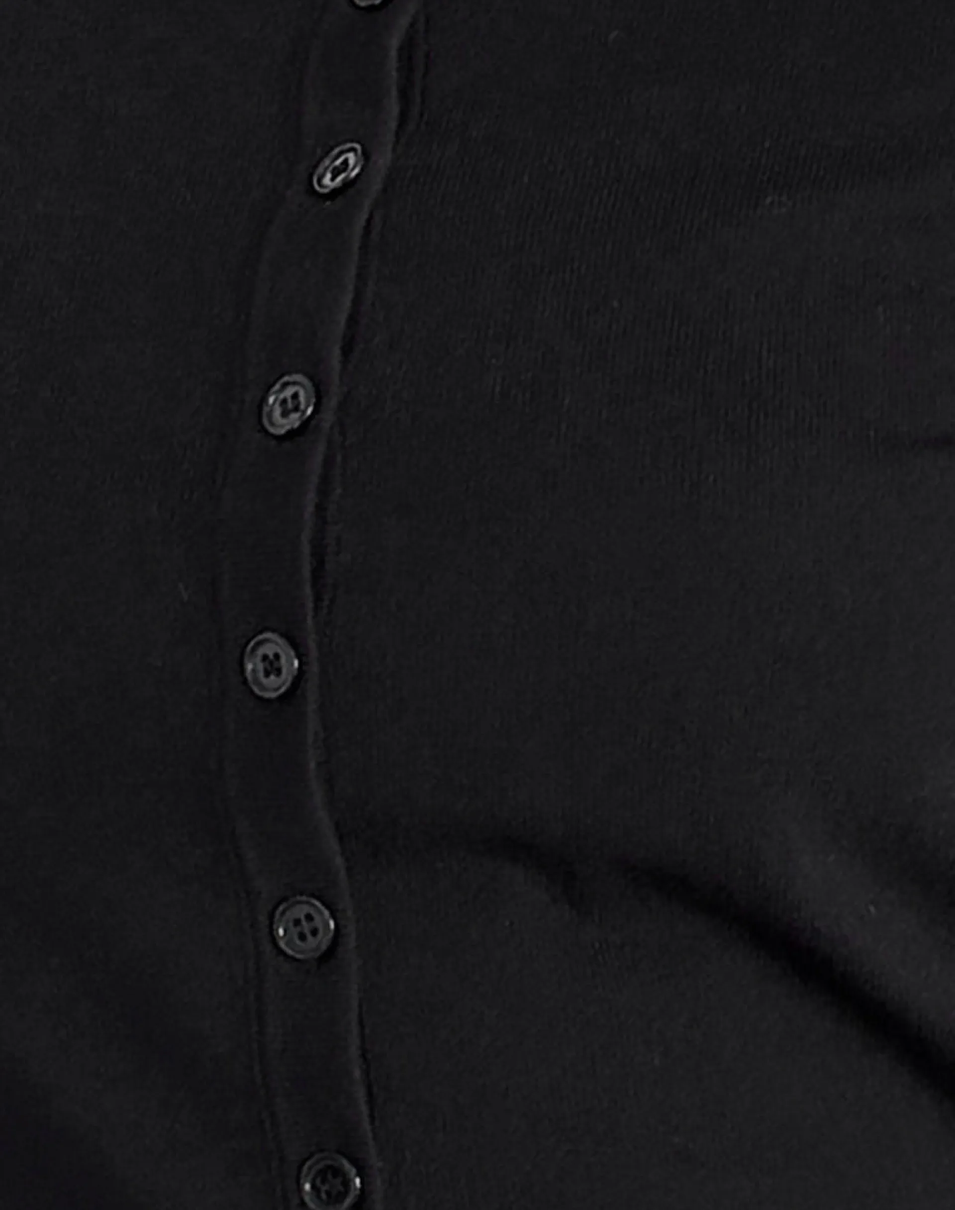 Motel Rocks Cardigans-Giovanna Cardigan in Flat Knit Black