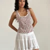 Motel Rocks Vest Tops | Printed Tops-Grodita Vest Top in Pretty Ditsy PrettyDitsy