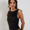 Motel Rocks Basics | Basic Tops-Hagne Vest Top in Black