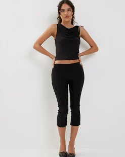 Motel Rocks Basics | Basic Tops-Hagne Vest Top in Black