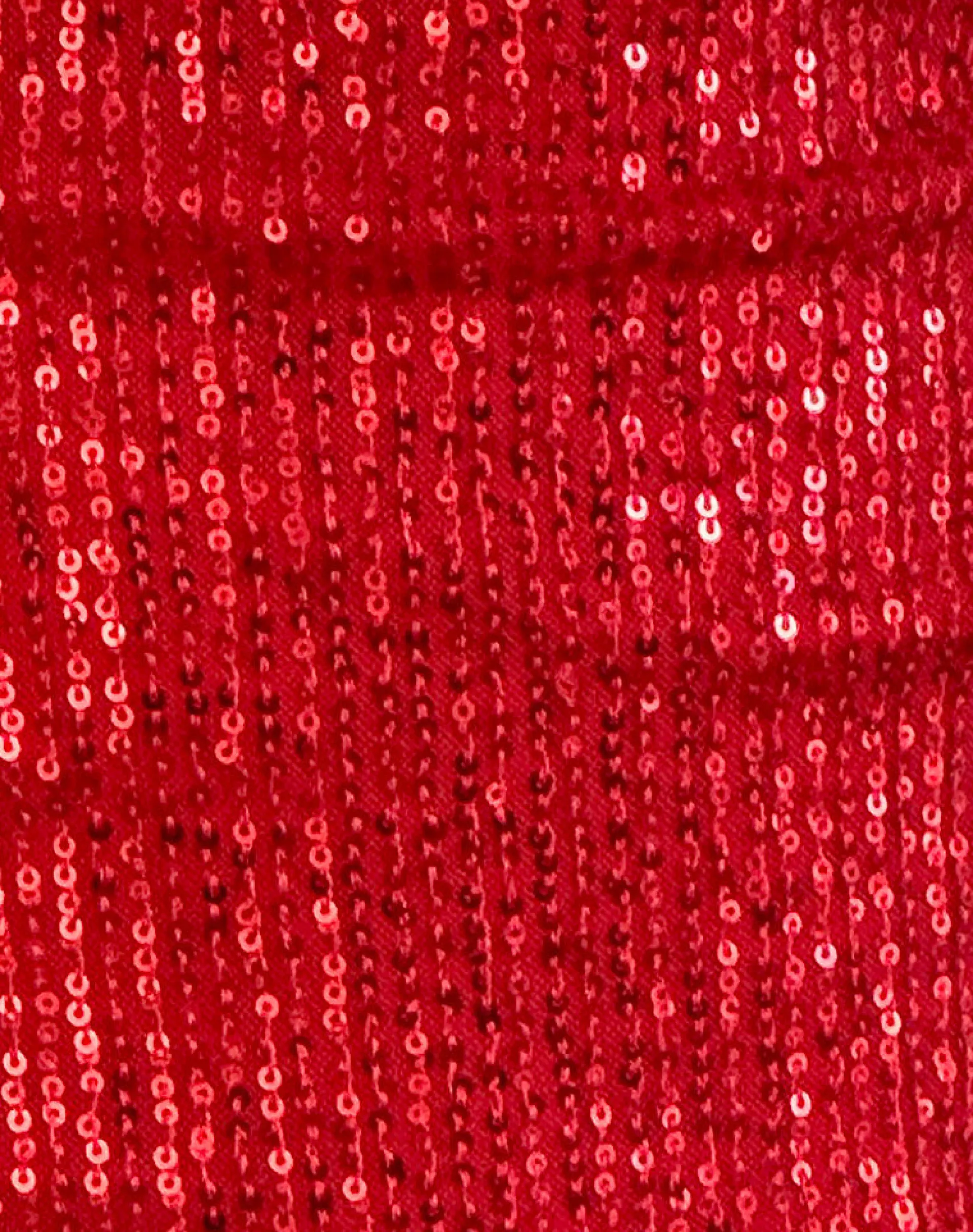 Motel Rocks Co-Ords | Vest Tops-Hala Vest Top in Red Drape Mini Sequin