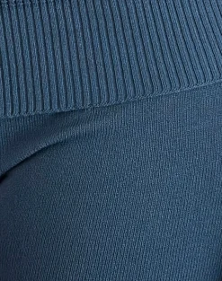 Motel Rocks Micro Shorts | Loungewear-Hallie Knitted Hot Pants in Ocean Storm