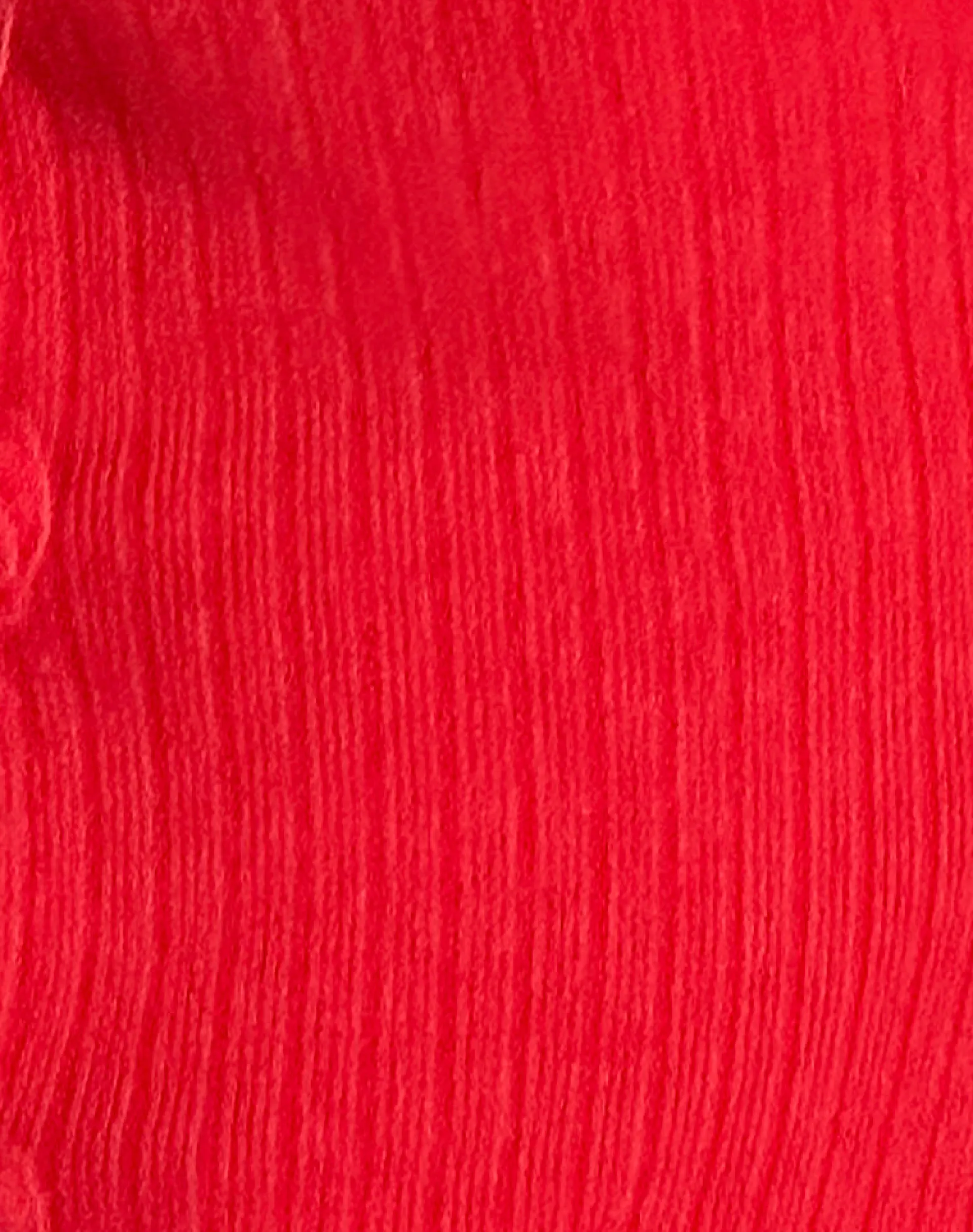 Motel Rocks Long Sleeve Tops-Harpan Rosette Front Top in Red