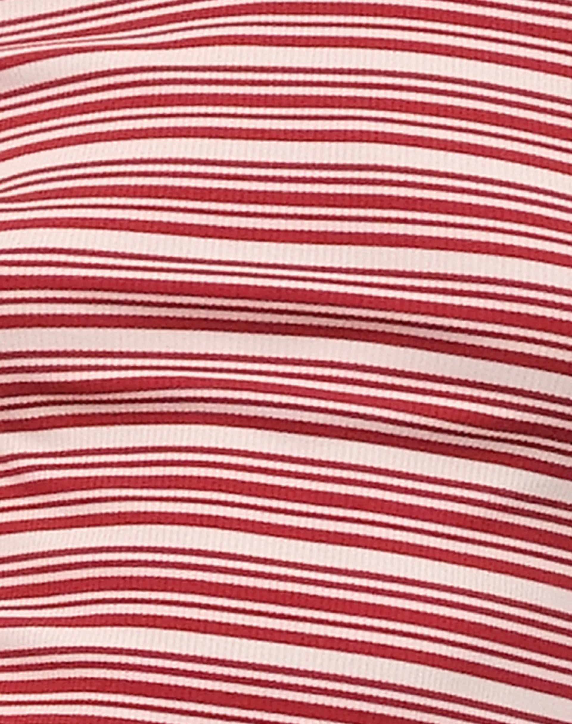 Motel Rocks Long Sleeve Tops-Haruka Top in Stripe Red and White