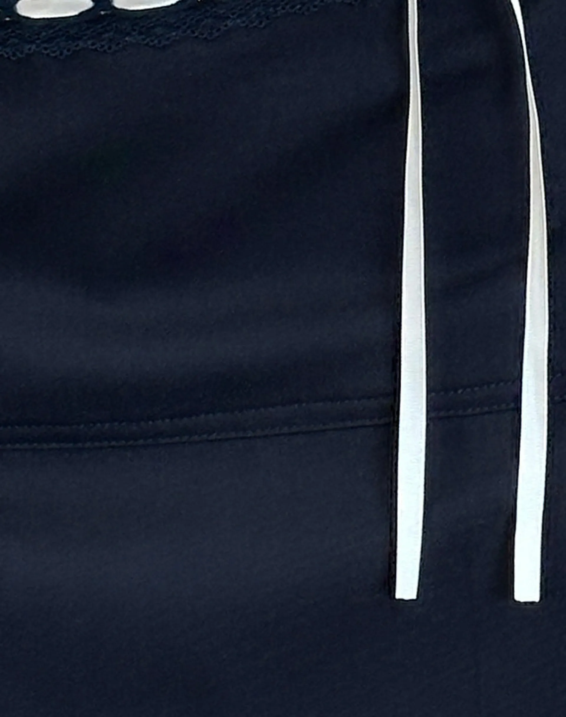 Motel Rocks Tailoring | Co-Ords-Idalis Skort in Navy with White Binding NavywithWhiteBinding