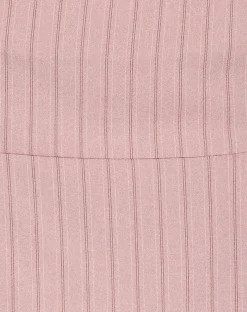 Motel Rocks Pleated Skirts | Mini Skirts-Istaka Mini Pleated Skirt in Tailoring Blush Pinstripe TailoringBlushPinstripe
