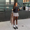 Motel Rocks Tailoring-Jaiko Cardigan in Knit Black