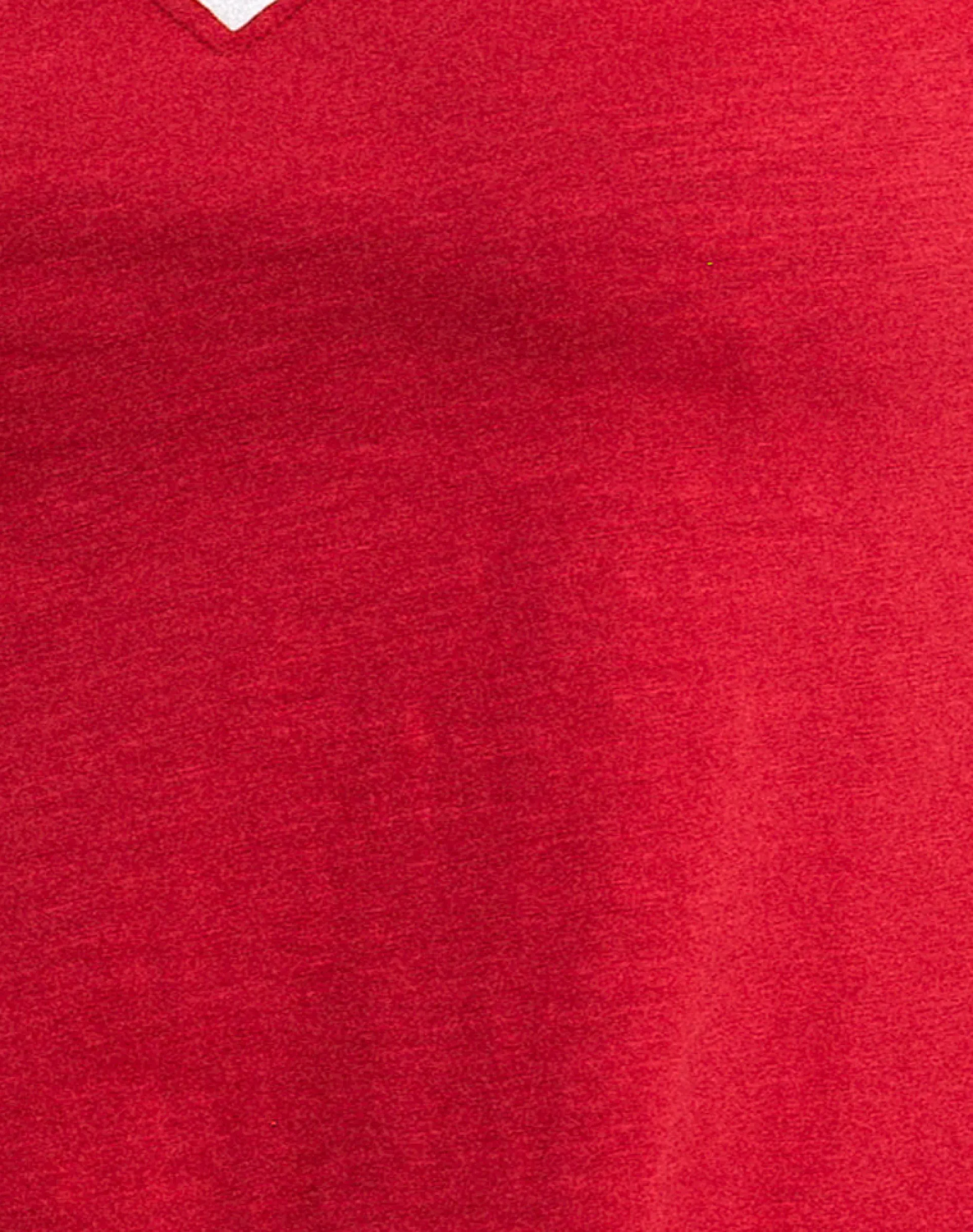 Motel Rocks Basic Tops | Tees-Janan Top in Adrenaline Red with White Binding AdrenalineRedwithWhiteBinding