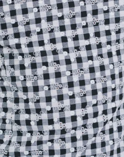 Motel Rocks Corset Tops | Strappy Tops-Jeiha Cami Top in Floral Gingham Black