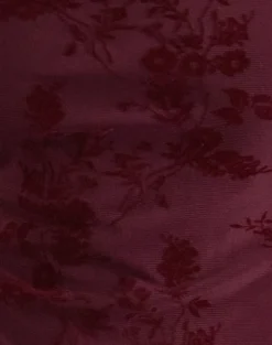 Motel Rocks Vest Tops | Going Out Tops-Jiniso Vest Top in Botanical Flower Flock Maroon BotanicalFlowerFlockMaroon
