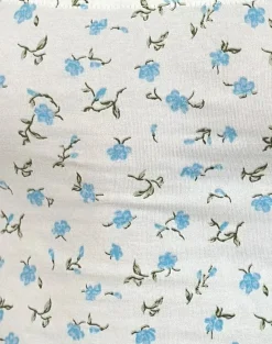 Motel Rocks Printed Tops-Jinpy Top in Pretty Petal Cream