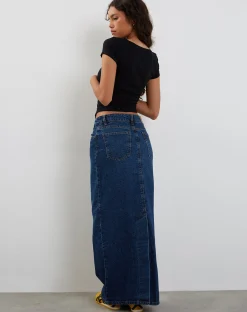 Motel Rocks Basic Tops-Jojes Jersey Tee in Black