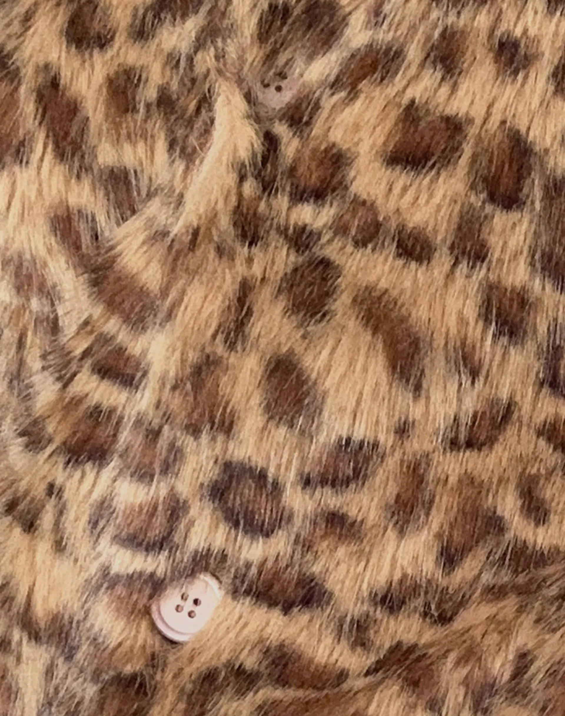Motel Rocks Jackets | Coats-Joji Crop Faux Fur Jacket in Brown Leopard BrownLeopard