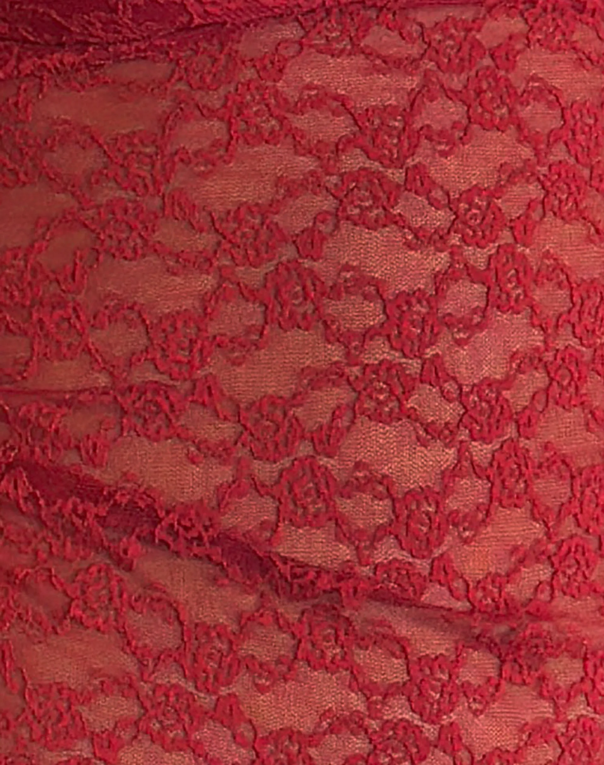Motel Rocks Strappy Tops | Lace Tops-Kacha Asymmetric Cami Top in Red Mari Lace RedMariLace