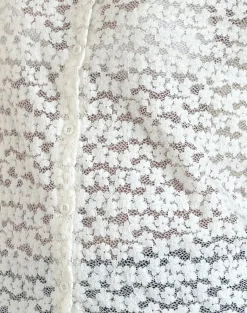 Motel Rocks Shirts And Blouses | Lace Tops-Kaelyn Top in Dahlia Lace Ivory