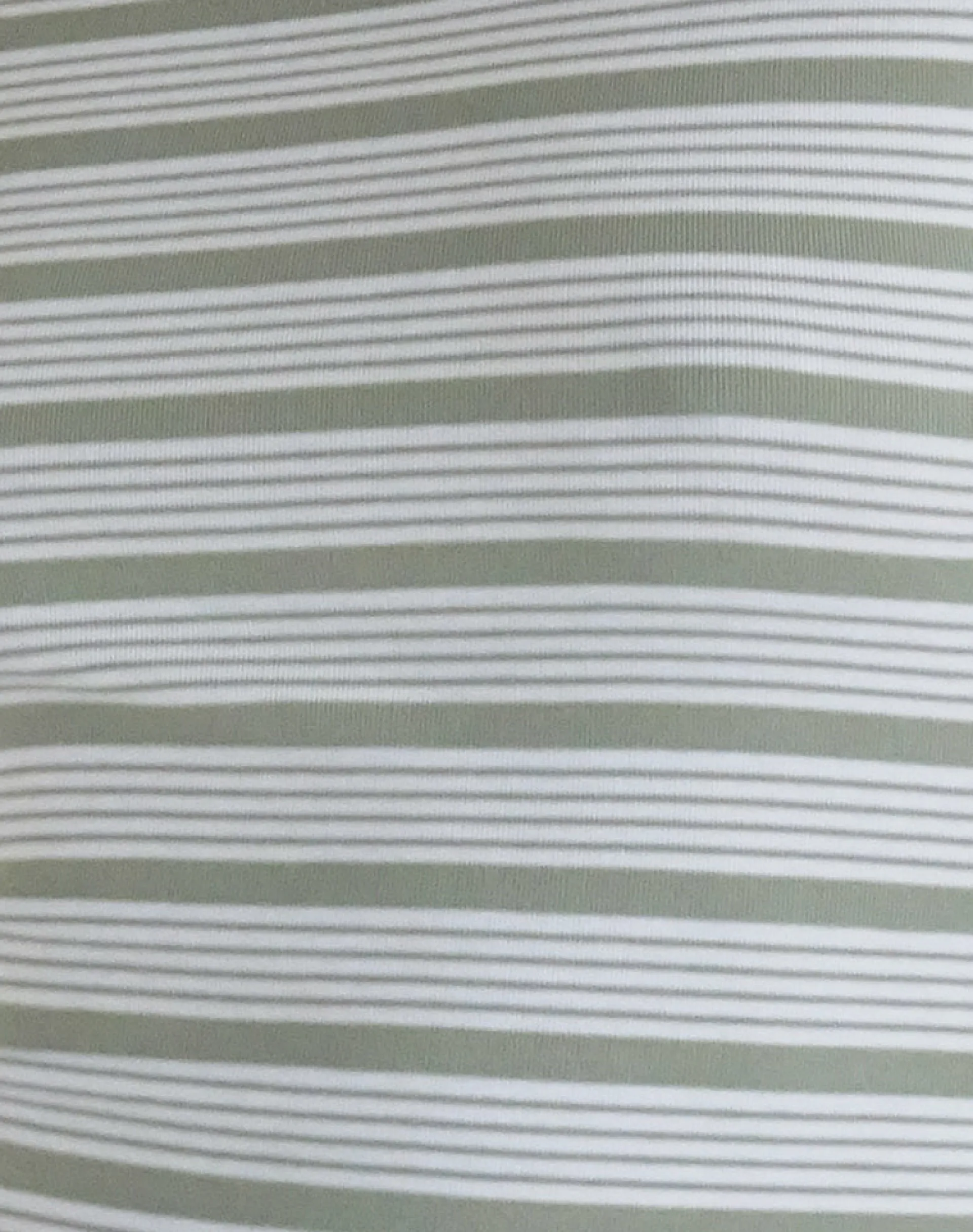 Motel Rocks Basic Tops | Printed Tops-Kenichi Top in Stripe Sage Green Jersey StripeSageGreenJersey