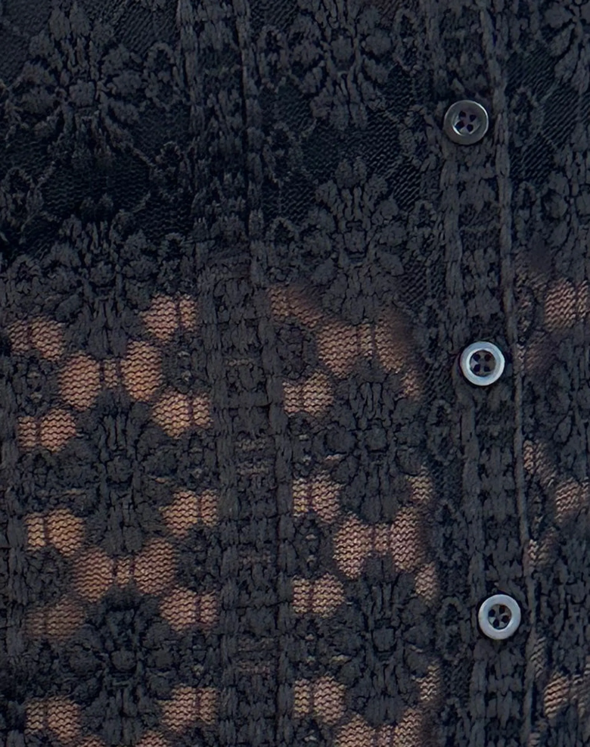 Motel Rocks Shirts And Blouses | Long Sleeve Tops-Kenila Shirt in Regal Lace Black RegalLaceBlack