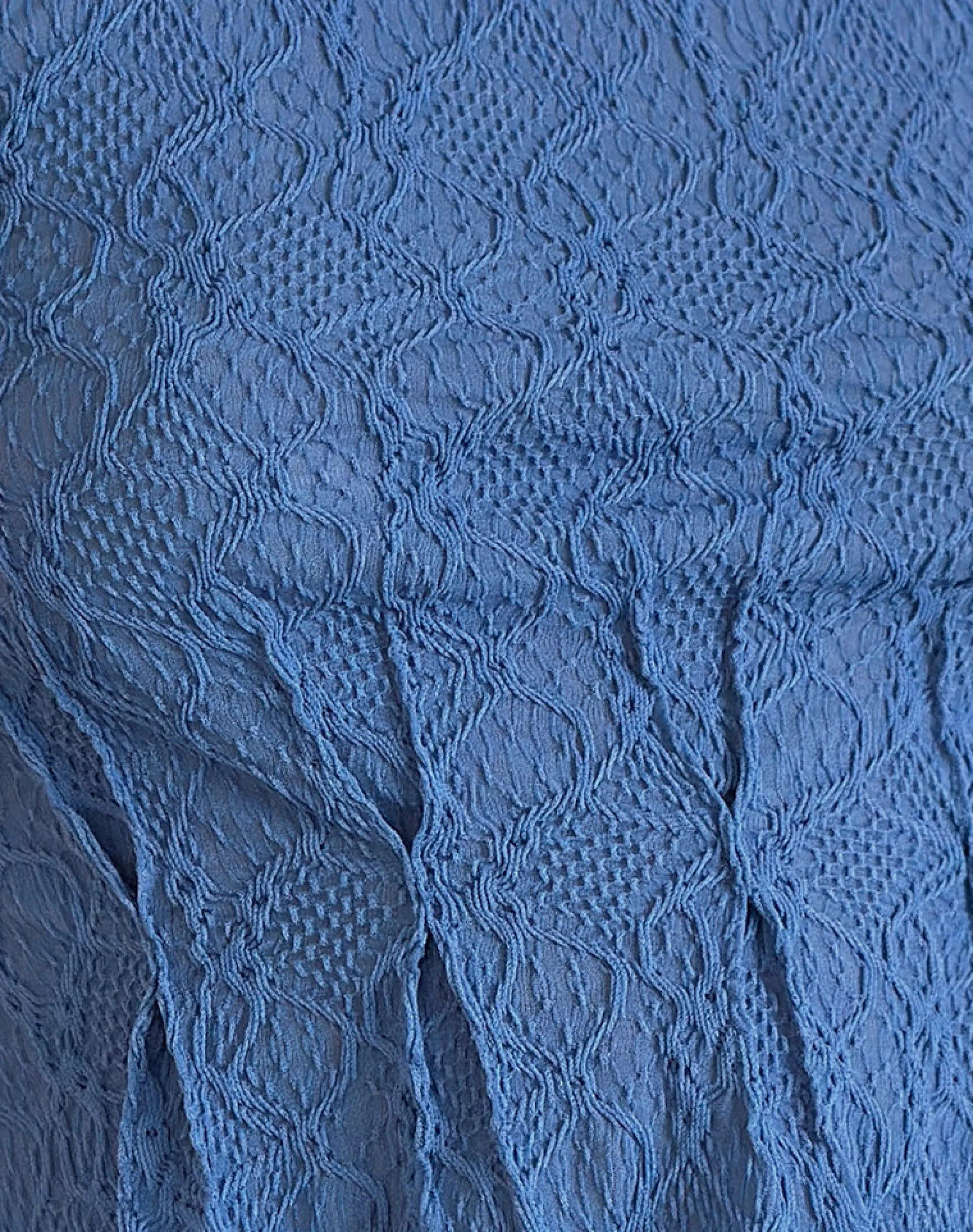 Motel Rocks Tailoring | Going Out Tops-Kimbra Sleeveless Top in Textured Blue TexturedBlue