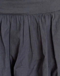 Motel Rocks Mini Skirts-Kiyowo Puffball Mini Skirt in Charcoal Grey charcoalgrey