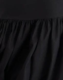 Motel Rocks Mini Skirts-Kiyowo Puffball Mini Skirt in Black