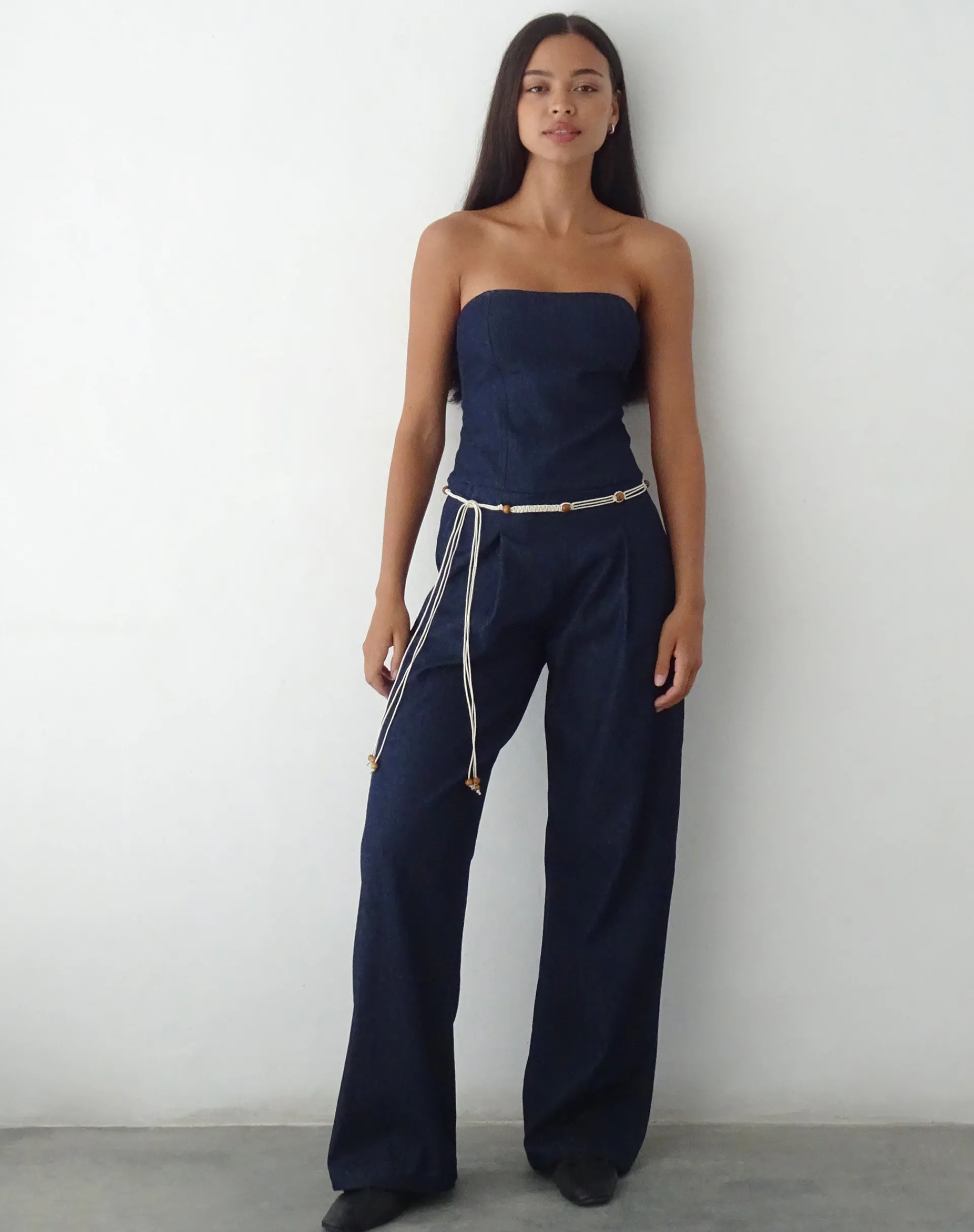 Motel Rocks Jumpsuits & Rompers-Kyaria Jumpsuit in Indigo