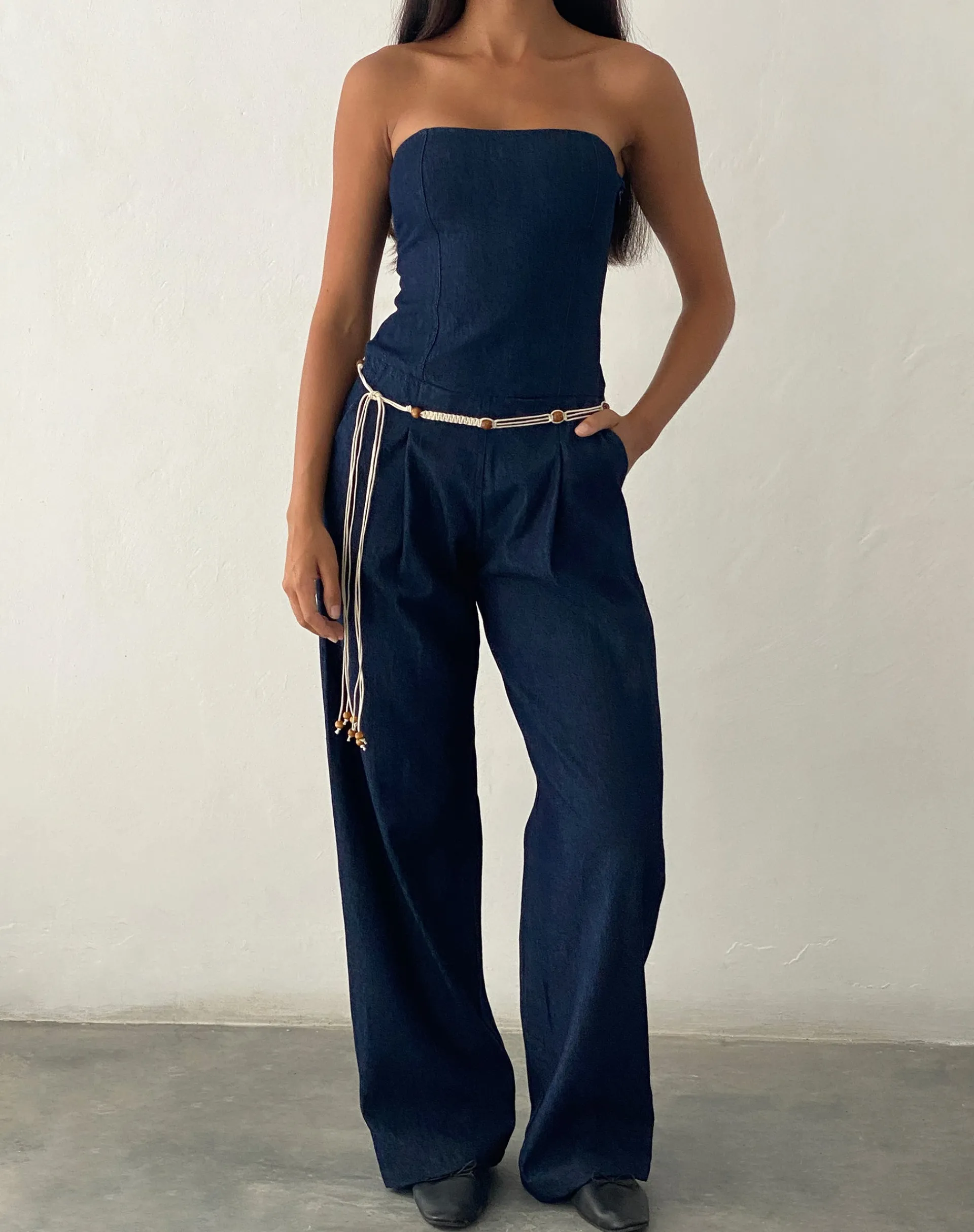 Motel Rocks Jumpsuits & Rompers-Kyaria Jumpsuit in Indigo