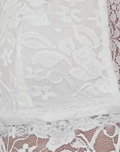 Motel Rocks Lace Tops | Going Out Tops-Lavanya Butterfly Top in Lace White LaceWhite