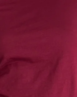 Motel Rocks Long Sleeve Tops-Ledez Asymmetric Slouchy Top in Burgundy Tissue BurgundyTissue