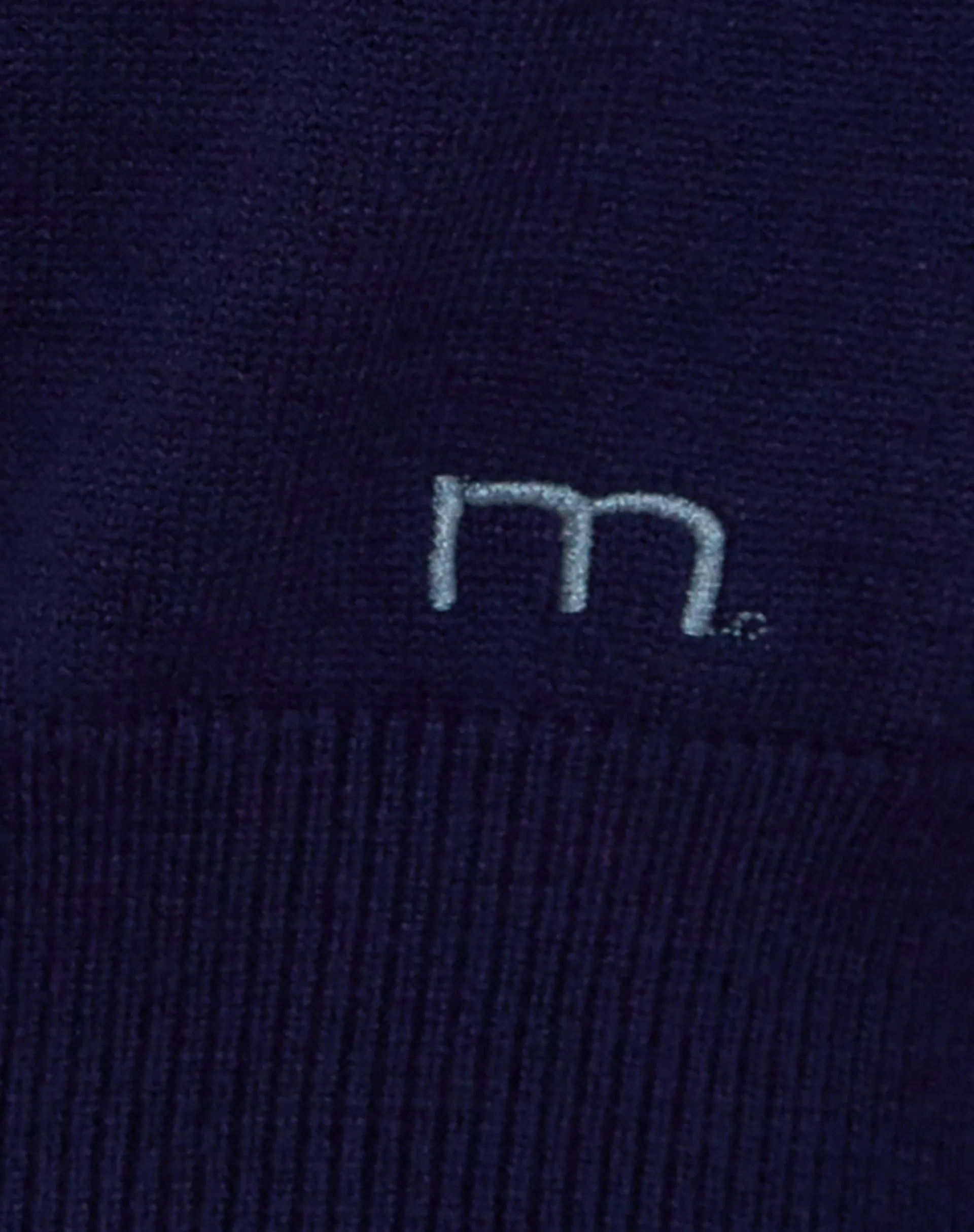 Motel Rocks Jackets-Lennon Knitted Jacket in Navy with White Stripe NavywithWhiteStripe