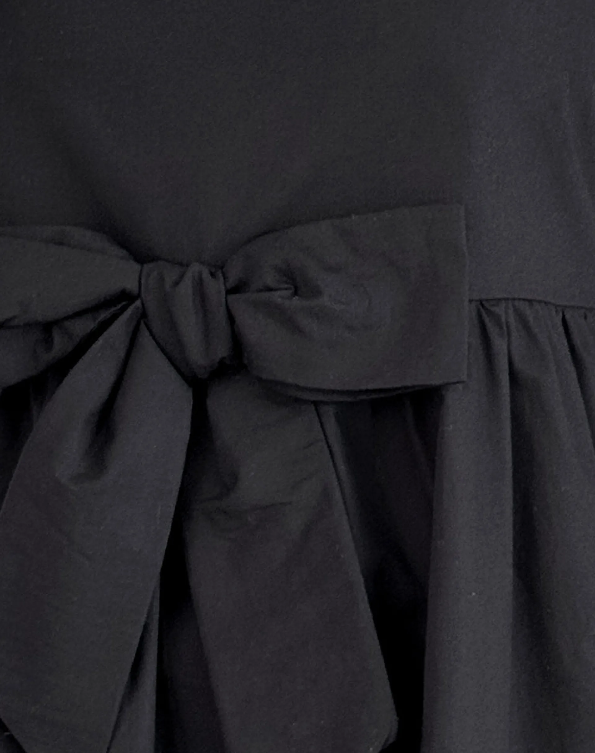 Motel Rocks Day Dresses | Little Black Dresses-Leshiana Mini Dress in Poplin Black poplinblack