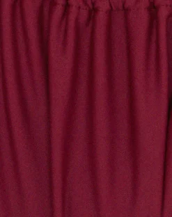 Motel Rocks Swimwear-Leyna Beaded Bikini Bottom in Burgundy