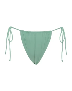 Motel Rocks Swimwear-Leyna Bikini Bottom in Green lichen