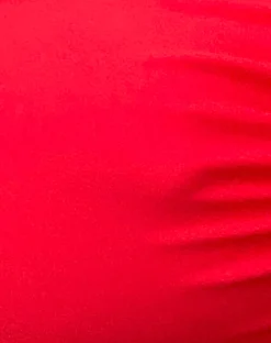 Motel Rocks Swimwear-Leyna Bikini Bottom in Scarlet Red ScarletRed