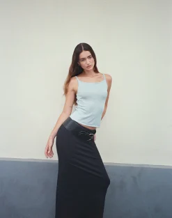 Motel Rocks Maxi Skirts-Liana Maxi Skirt in Black