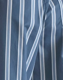 Motel Rocks Basics-Lirura Trouser in Poplin Formal Stripe Navy PoplinFormalStripeNavy