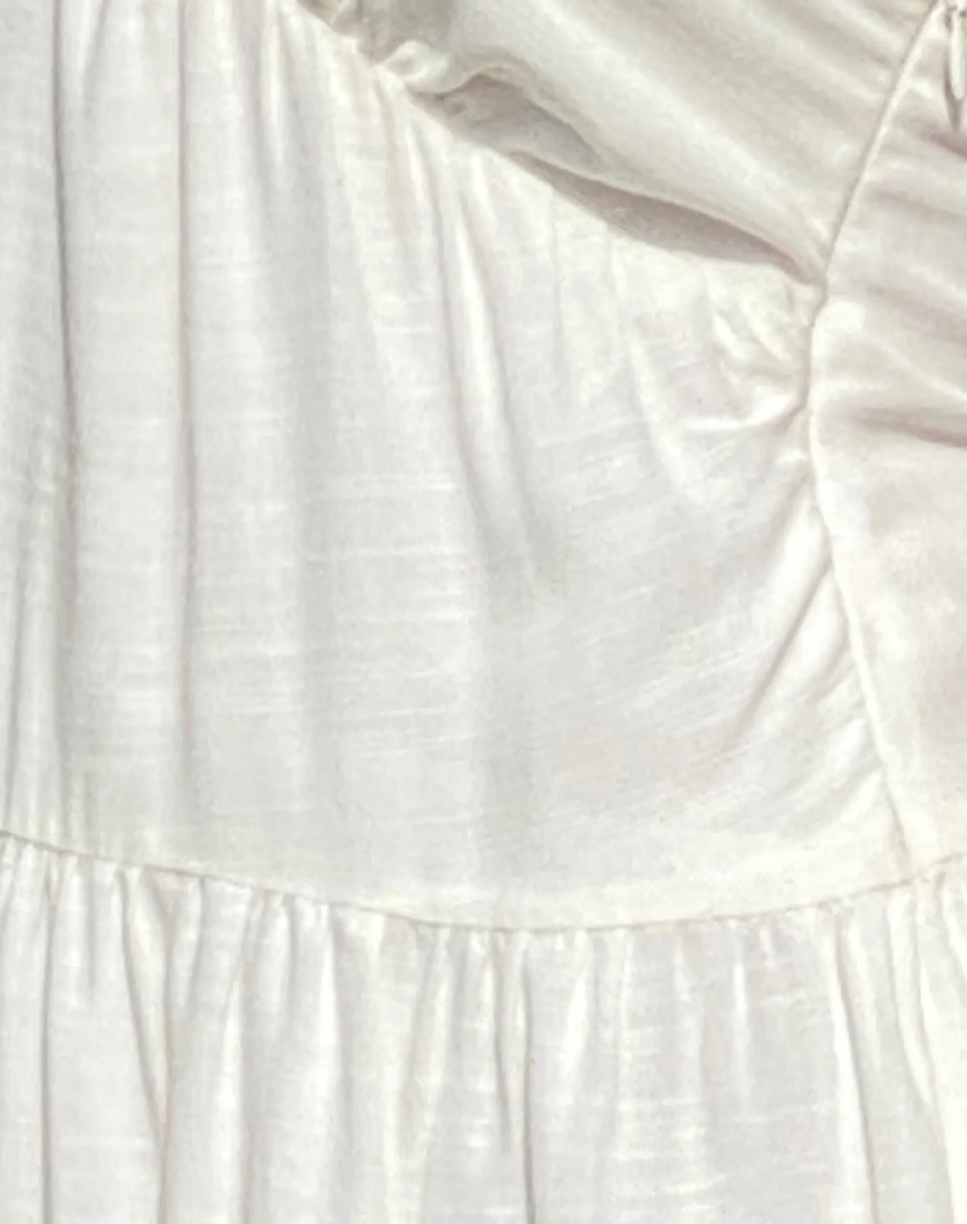 Motel Rocks Basics | Day Dresses-Londyn Tiered Halter Mini Dress in Off White OffWhite