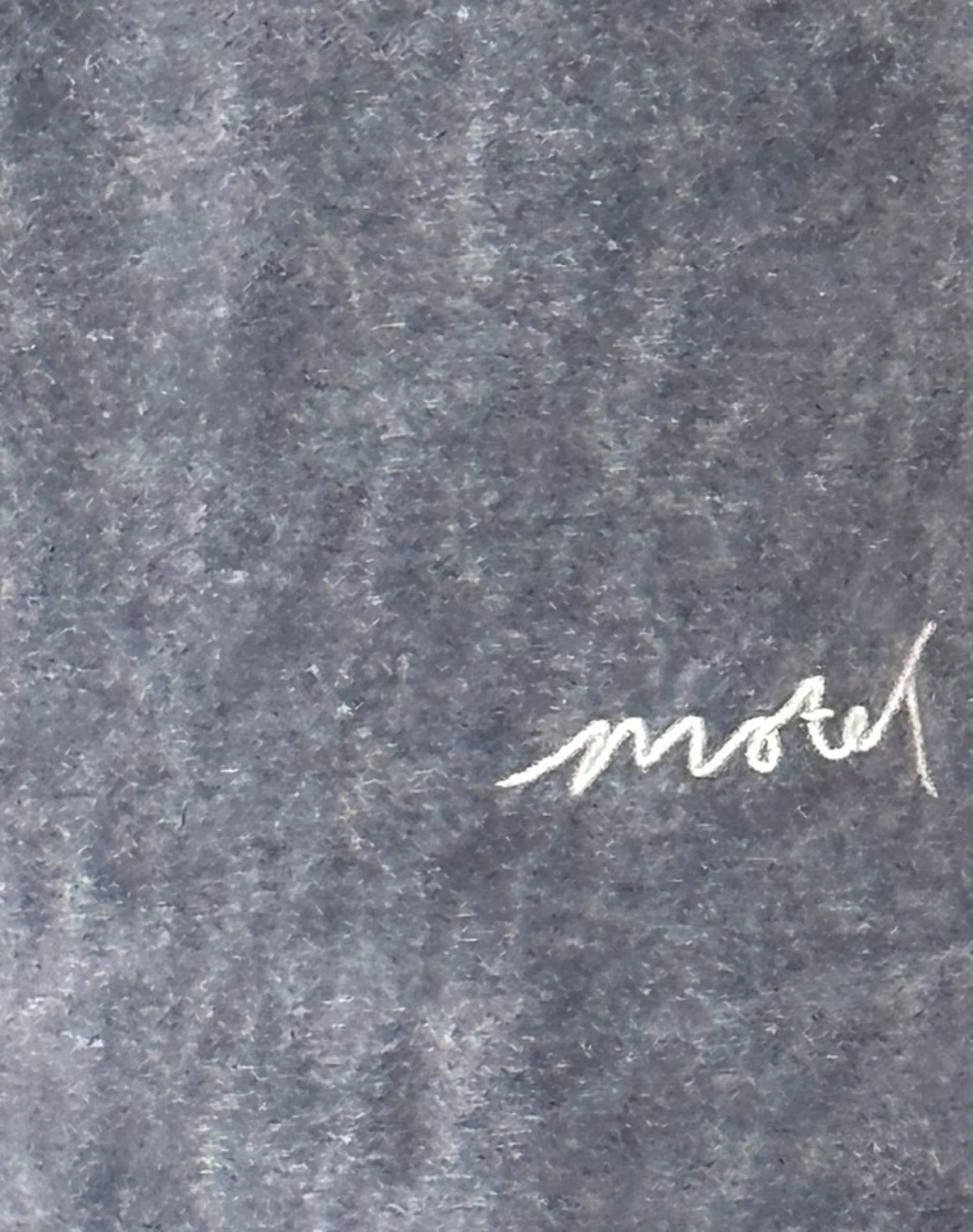 Motel Rocks Co-Ords-Loose Jogger in Black Wash with Off White 'MOTEL' Embroidery BlackWashwithOffWhite'MOTEL'Embroidery