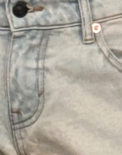 Motel Rocks Jeans | Straight Leg Jeans-Low Rise Parallel Jeans In Arctic Blue ArcticBlue