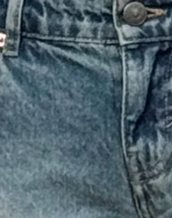 Motel Rocks Jeans | Straight Leg Jeans-Low Rise Parallel Jeans In Dirty Blue DirtyBlue