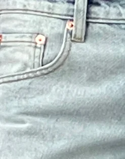 Motel Rocks Jeans | Straight Leg Jeans-Low Rise Parallel Jeans In Extreme Light Wash Blue ExtremeLightWashBlue